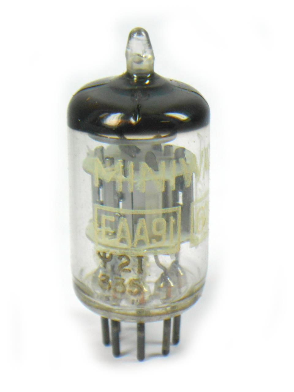 Válvulas diodo detectoras de rádio frequência - Válvula EAA91 6AL5 Miniwatt