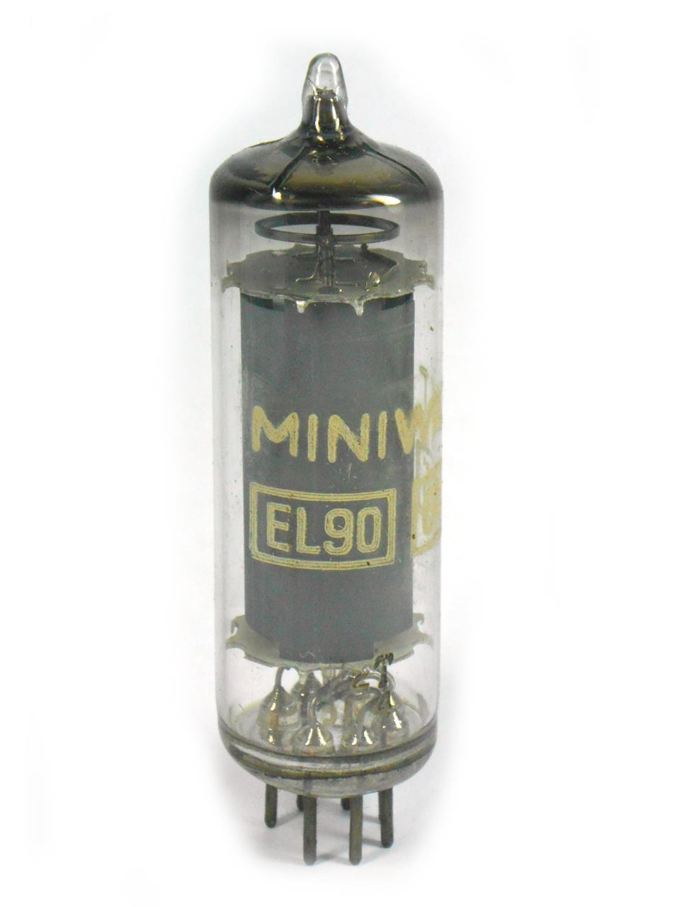 Valvulas Pentodos de potência para áudio - Válvula EL90 6AQ5 Miniwatt